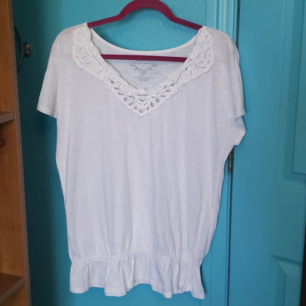 White top size lg
